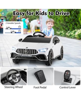 12V Kids Ride on Car w/Remote Rocking Function Transport Wheels Lights & Music