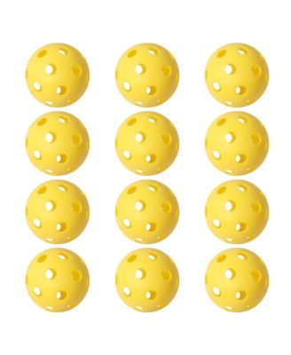 12-Pack Plastic Practice Baseballs, Training Baseballs for All Skill Levels. (Several Colors Available)