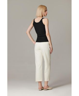 Women's Scoop Neck Tank Top | 75% Merino Wool 25% Silk Ultra-Soft Layering Essential | Natrual Moisture Wicking Sweater