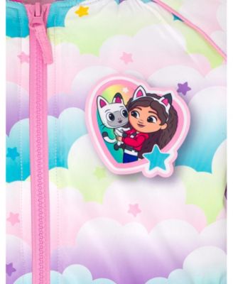 Little Girls Dreamworks Varsity Zip Up Bomber Jacket to