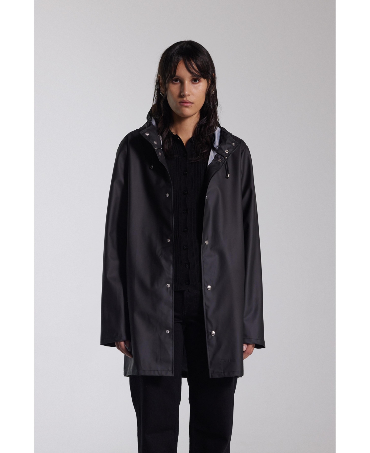 Stockholm Lightweight Raincoat - Black