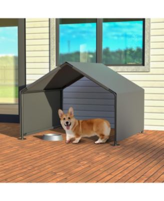 Dog Shade Shelter Portable Pet Tent Gray