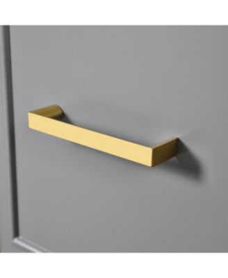 36" Solid Wood & Ceramic Hairdryer Drawer Bathroom Vanity with Soft-Close Doors