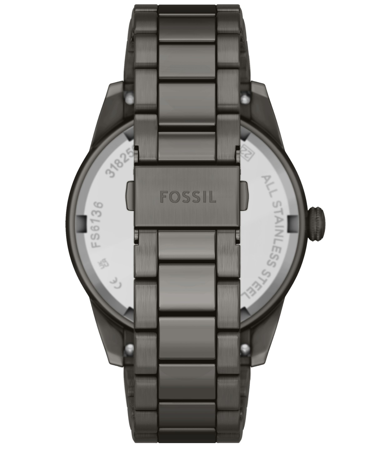 Мужские часы Fossil Pearson Multifunction Gunmetal 42мм — фото 4
