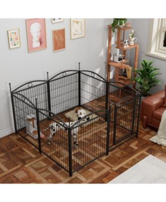 Dog Playpen 32-Inch 8-Panel Metal Pet Fence