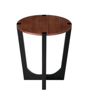 Acacia Wood Side Table - Modern Design & Easy Assembly