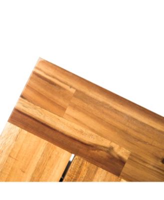 Acacia Wood Outdoor Dining Bench Patio Bench