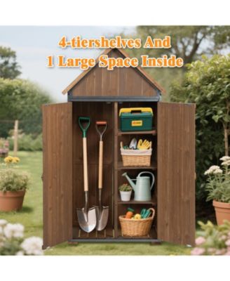 Outdoor Storage Cabinet - Brown