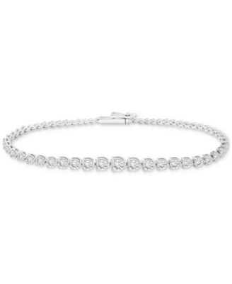 Wrapped in Love - Diamond Graduated Tennis Bracelet (3 ct. t.w.) in 14k White Gold