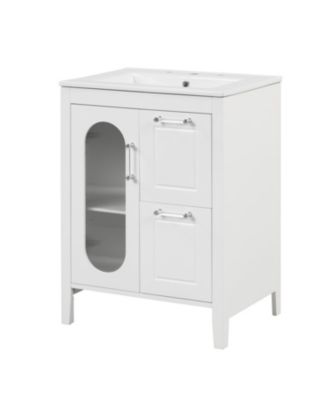 24" Bathroom Vanity with Sink & Drawers