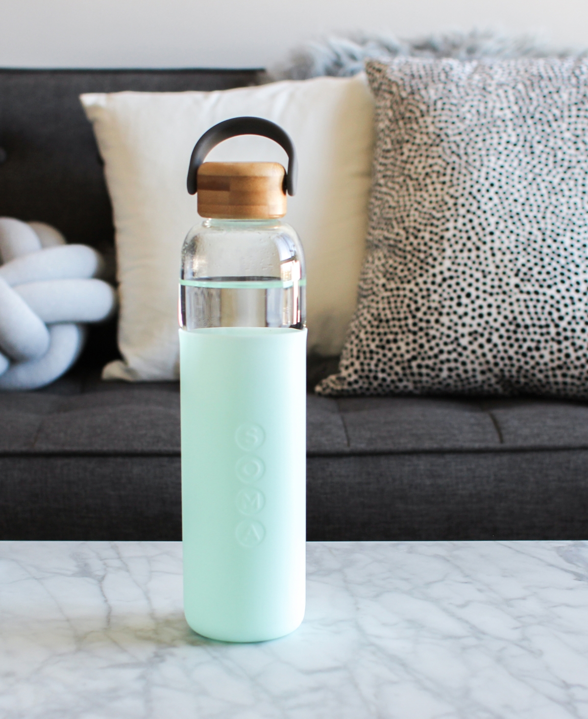 Full Circle Soma 25 oz. Glass Water Bottle