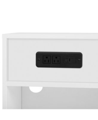 White Solid Wood Sideboard