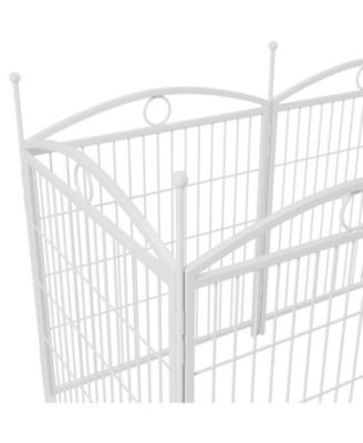 Dog Playpen 32-Inch 8-Panel Metal Pet Fence