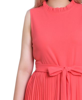 Women's Sleeveless Pleated Skirt Dress