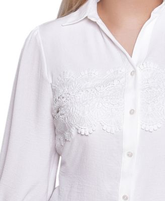 Women's 3/4 Sleeve Lace Top