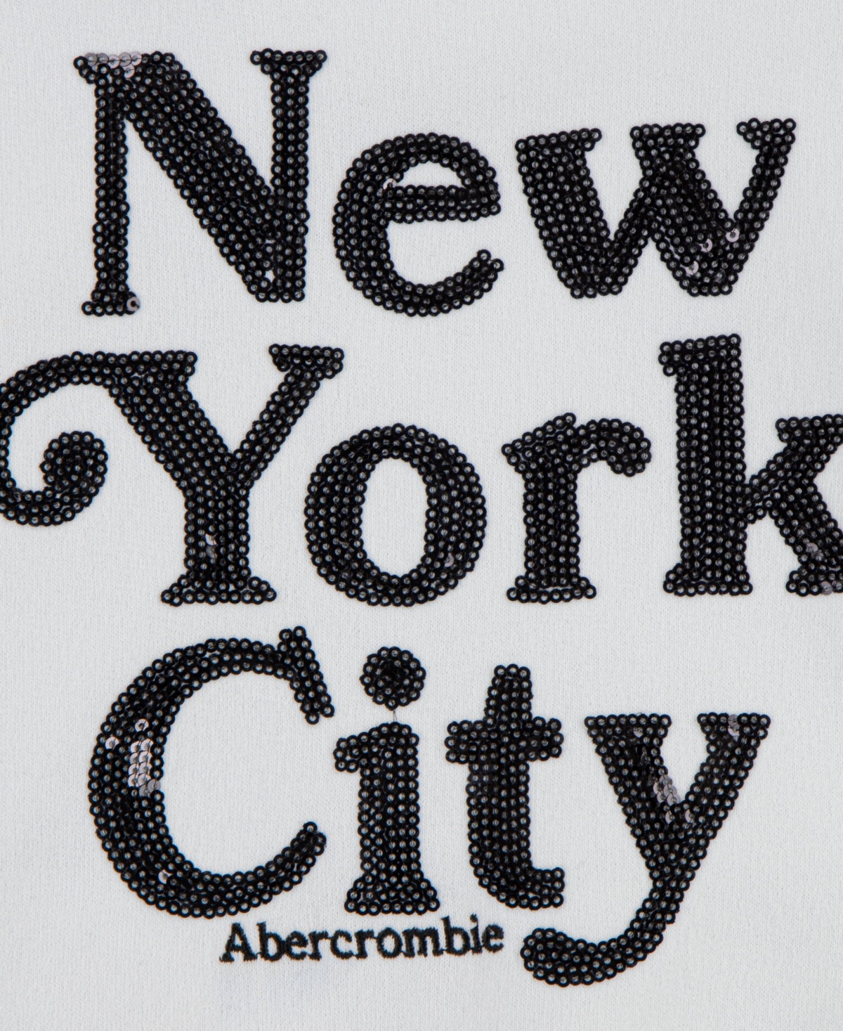 Abercrombie Girls Ballet New York City Pullover Hoodie In White