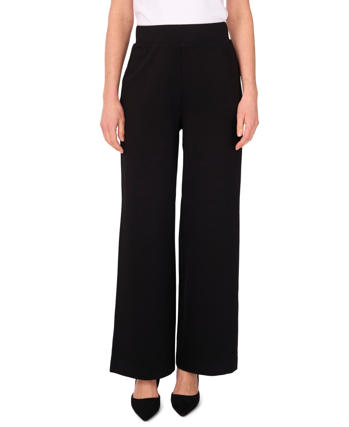 Vince Camuto Women's Pull-on Wide-leg Pants In Black