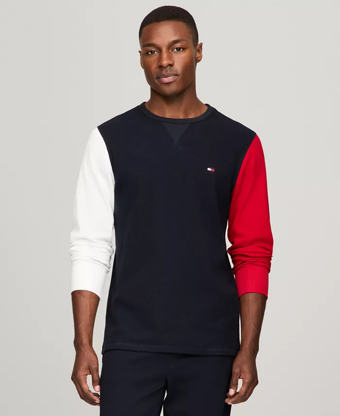Men's Thermal Logo Long-Sleeve Pajama Shirt