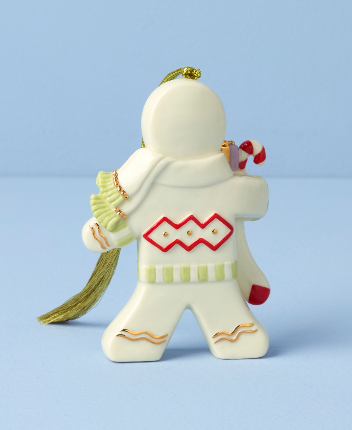 Lenox 2025 Gingerbread With Stocking Ornament In Multi
