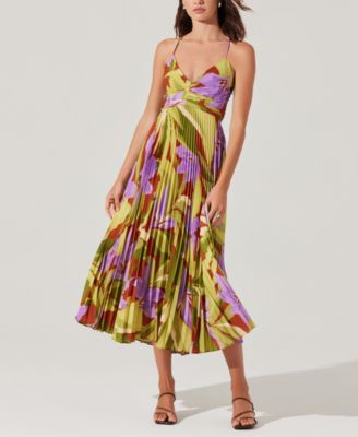 Women's Blythe Pleated Tie-Back Dress