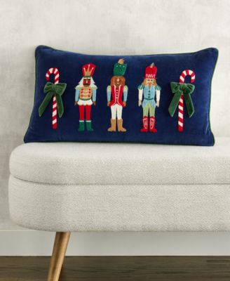 Nutcrackers Decorative Pillow, 14" x 24", Exclusively for Macy's 