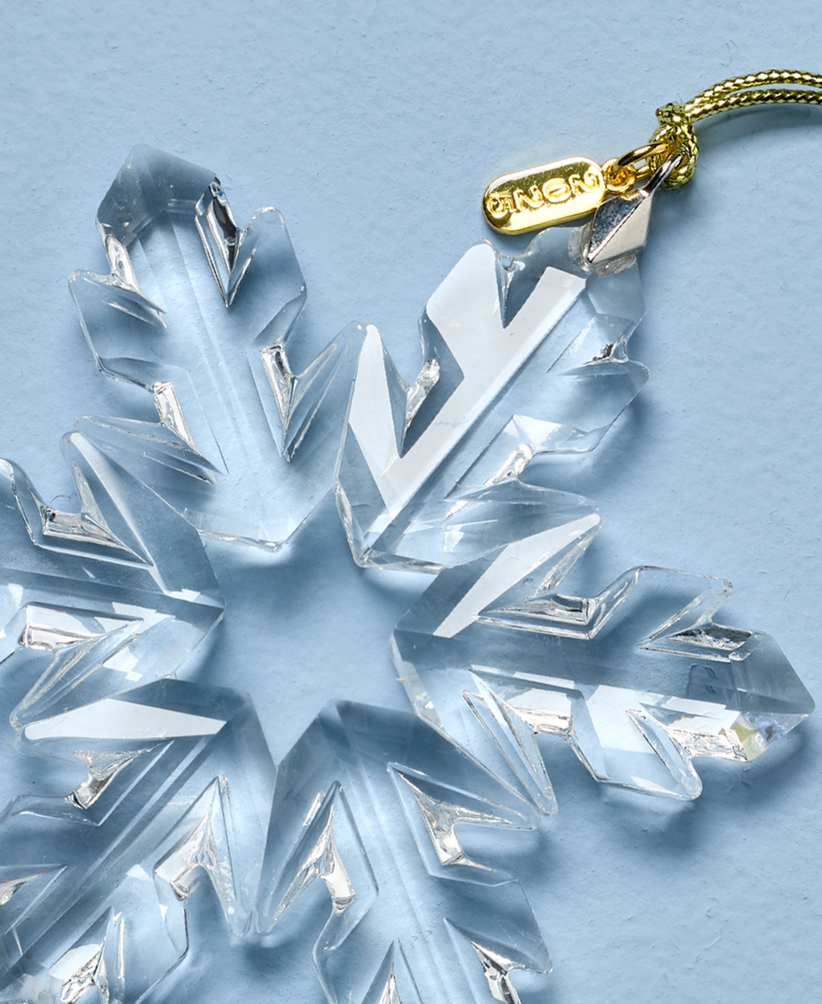 Lenox 2025 Optic Snowflake Ornament In Metallic