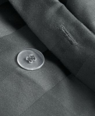 1.5" Stripe 550 Thread Count 100% Cotton 3-Pc. Comforter Set, King, Exclusively at Macy's