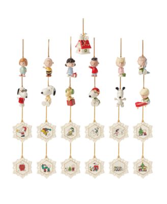 Peanuts Advent Calendar 25-Piece Ornament Set