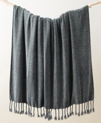 Fringe Tassels Chenille Throw, 50" x 60"