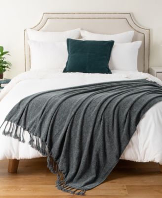 Fringe Tassels Chenille Throw, 50" x 60"