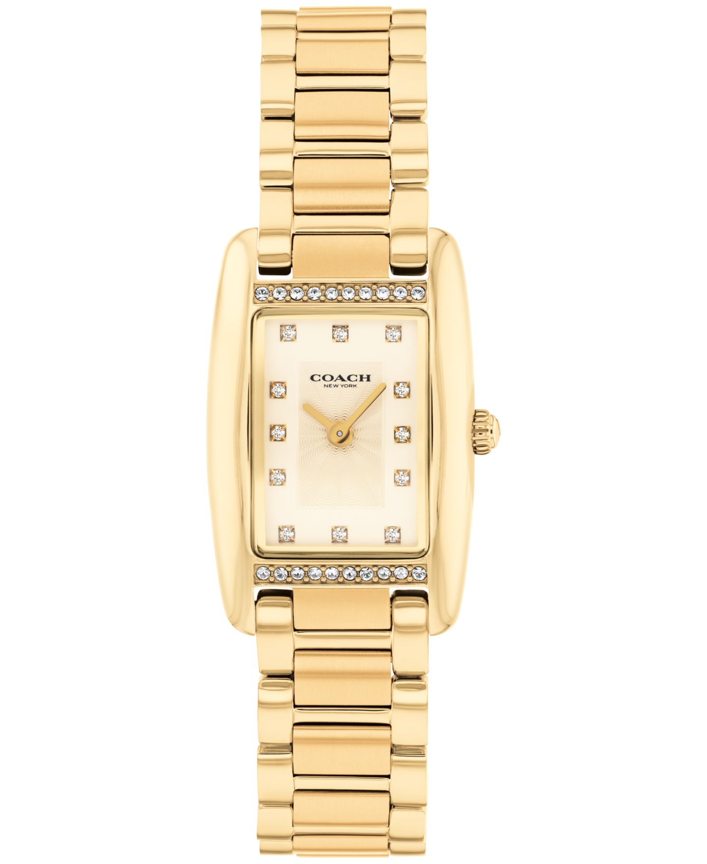 Женские часы COACH Reese Gold Tone Stainless Steel Bracelet Watch, 20mm — фото 1