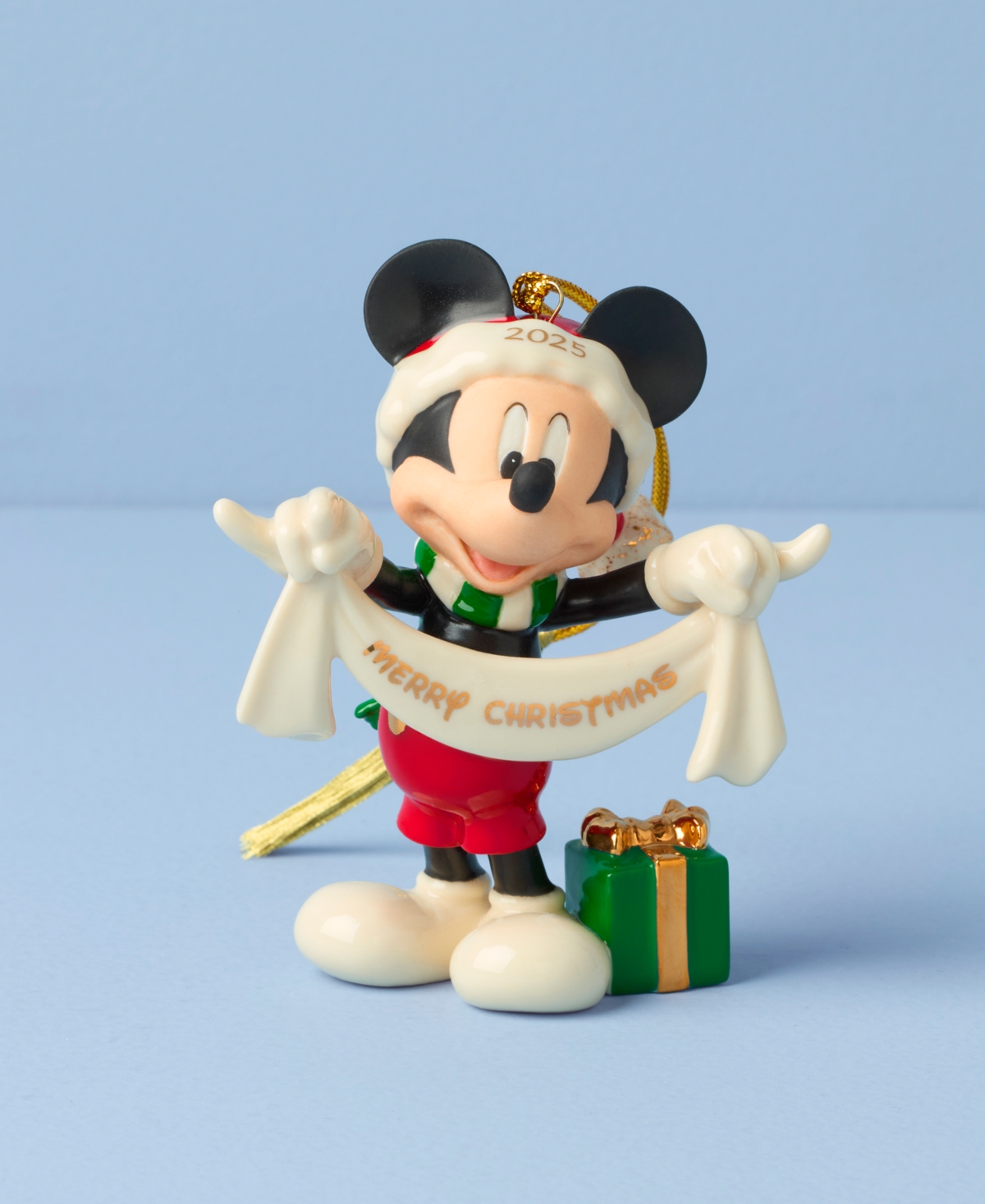Lenox 2025 Mickey Mouse Christmas Ornament In Multi