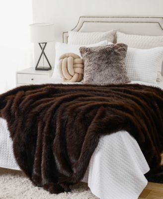 Lifestyle Faux Fur Throw, 60" x 80"