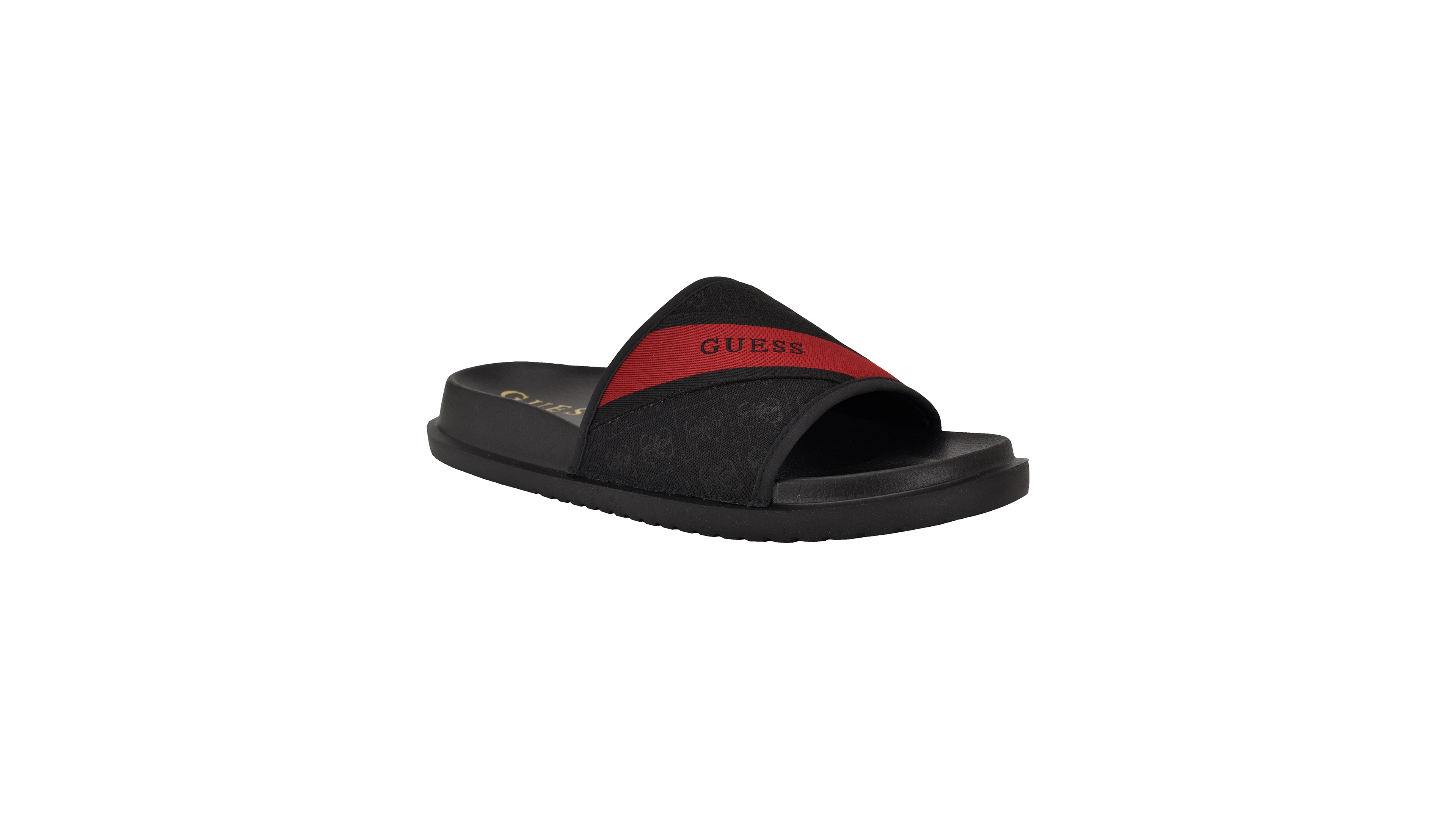 Guess Men's Vellden Slip-on Lifted Fashion Slides