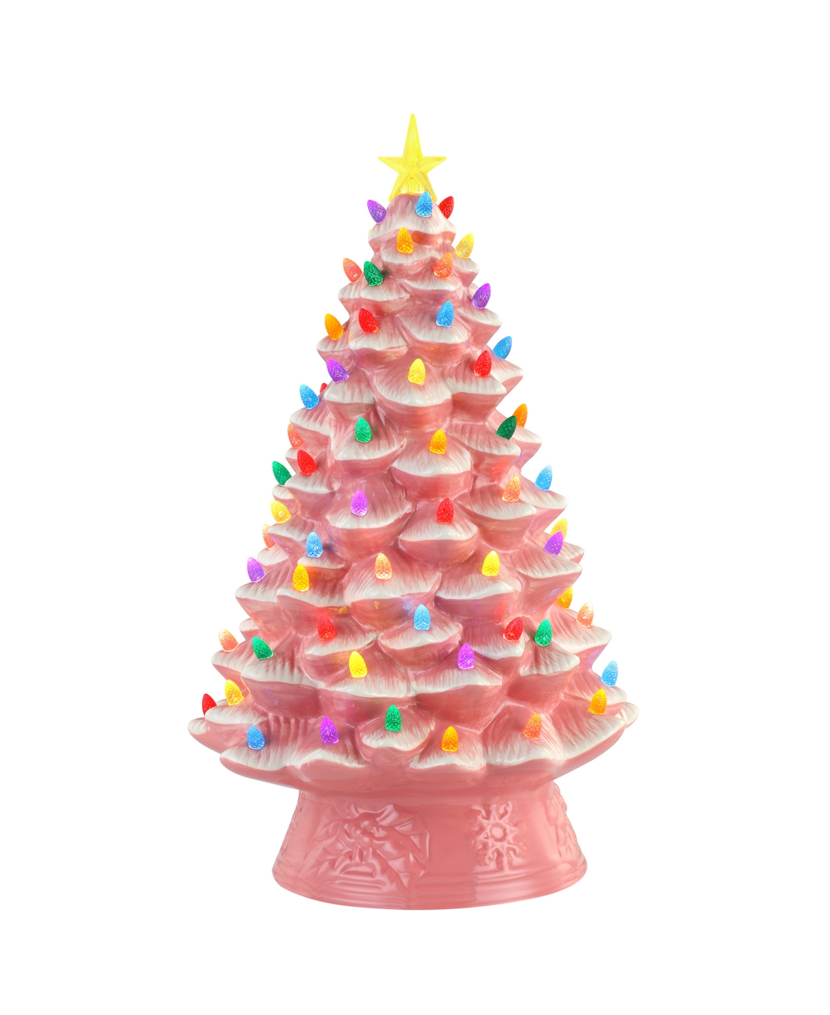 Mr. Christmas 18" Nostalgic Christmas Tree In Pink