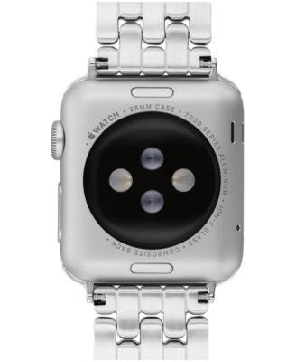 Women's Two Tone Stainless Steel and Crystals Apple Watch Strap, 38mm, 40mm, 41mm