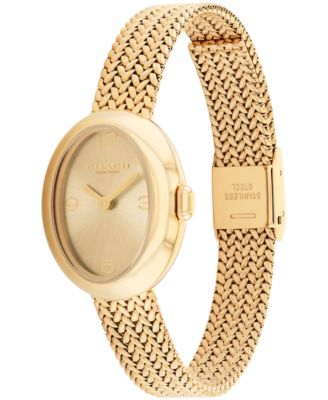 Women's Sammy Gold Tone Stainless Steel Mesh Bracelet Watch, 22.5mm