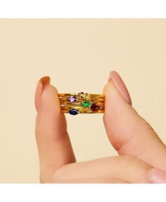 Marquise Birthstone Ring - November Citrine