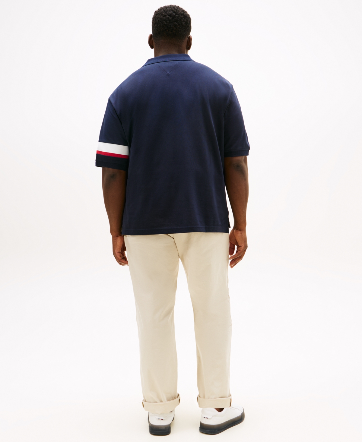 Tommy Hilfiger Men's Big & Tall Short Sleeve Polo Shirt In Blue