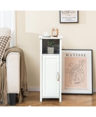 Bathroom Storage Organizer with 2-Tier Cabinet