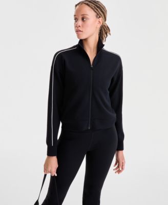 ID Ideology - Women's Butter Soft Funnel-Neck Zip-Front Sweater