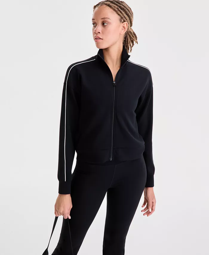 Women's Relaxed Butter Soft Funnel-Neck Zip-Front Sweater - thumbnail 7