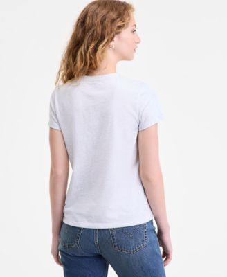 売れ筋商品|||リーバイス Tシャツ トップス レディース Women's Perfect Graphic Logo Cotton T-shirt Black Levi's Women's Perfect Graphic Logo Cotton T-shirt - Macy's