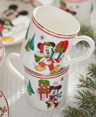 Disney Holiday 12 Pc. Dessert Set, Service for 4