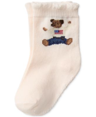 Polo Ralph Lauren - Baby Girls Sitting Bear Socks
