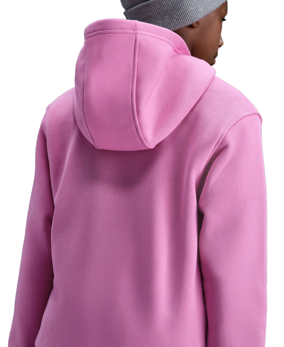Nike Big Kids Sportswear Club Fleece Hoodie In Pink