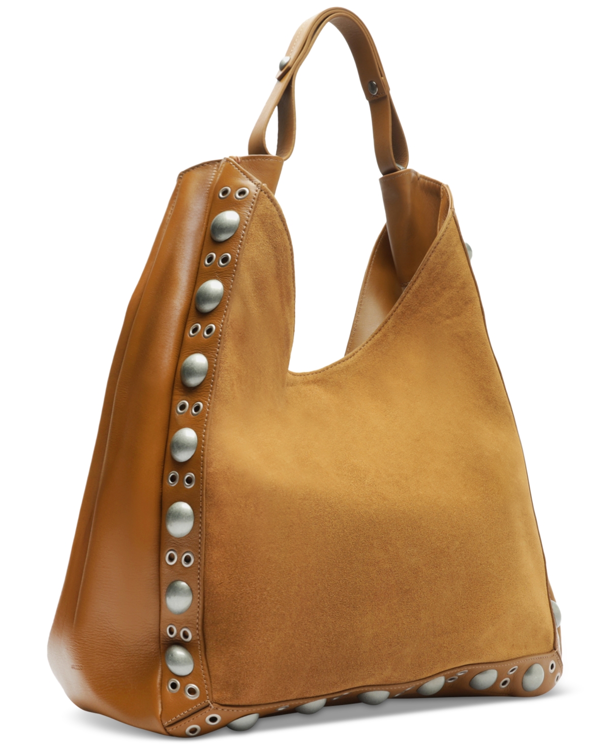 Arezzo Owen Large Suede Hobo In Orange