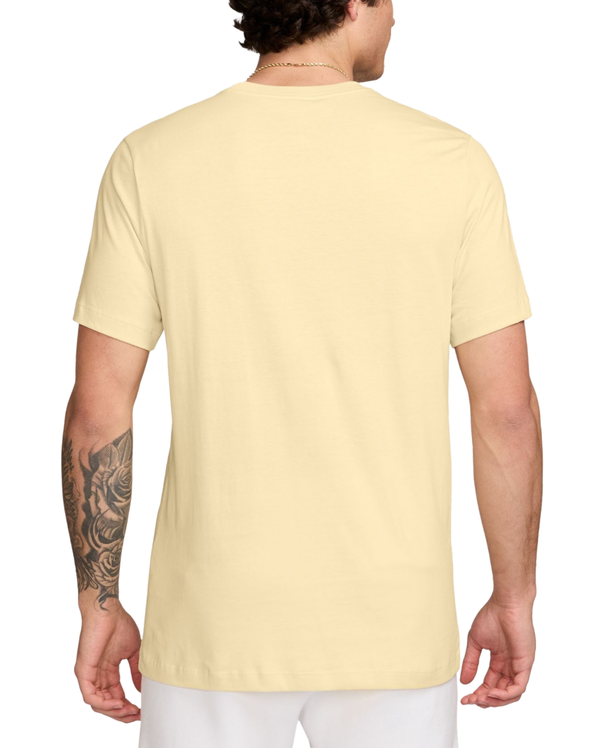 Nike Men's Sportswear Relaxed-fit Logo Graphic T-shirt In Yellow