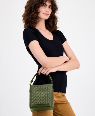 Mini Woven Bucket Bag, Macy's Exclusive