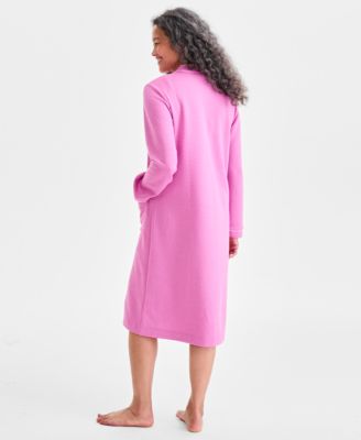 Women's Zip-Front Quilted Robe